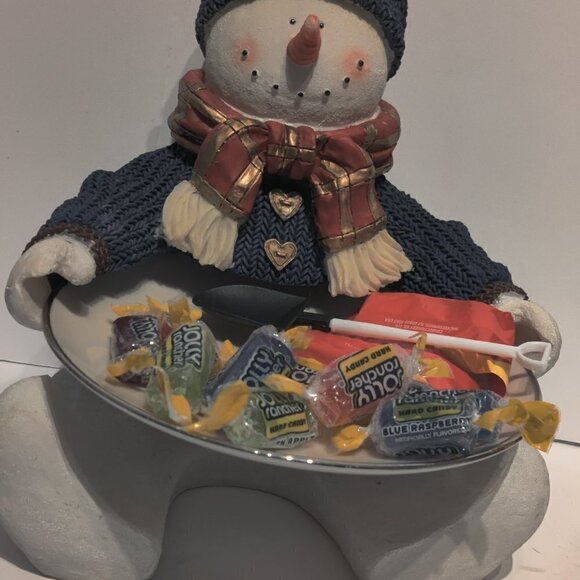 A Happy Large Snowman, Arms Extended Welcoming Your Guests with Xmas Treats. - Picture 7 of 7